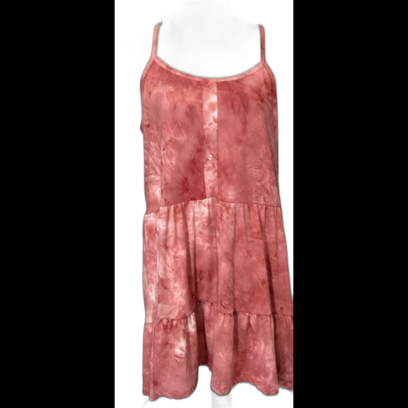 205 Collin’s Dress Women's Size XL Mauve Tie-Dyed Sleeveless Spaghetti Strap - Picture 1 of 8
